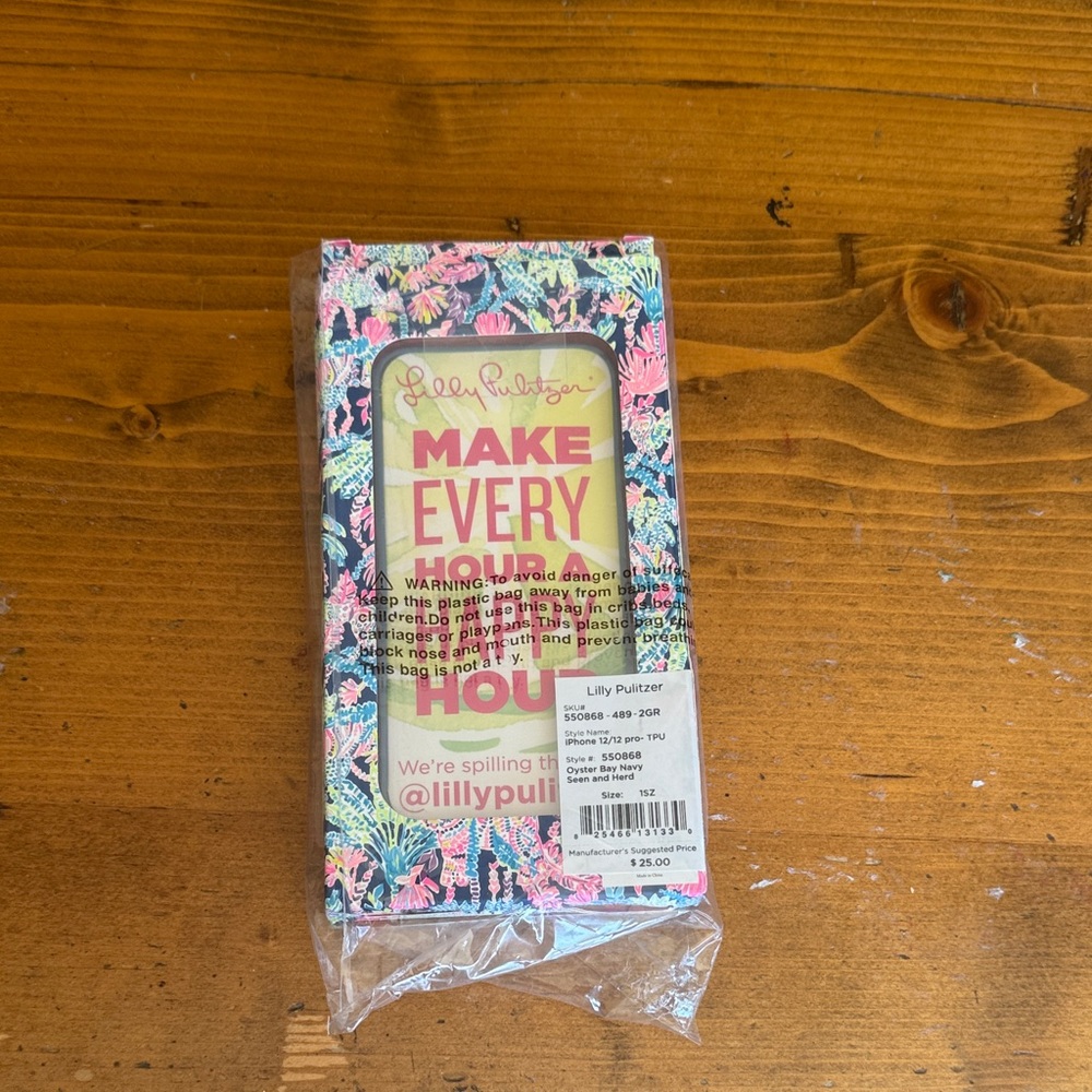 Lilly Pulitzer Navy Floral Disposable Party Napkins with Pink & Green Accents